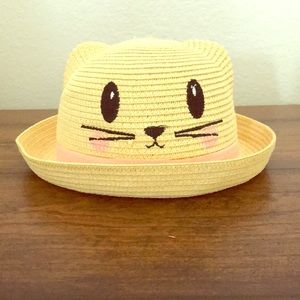 H&M Straw Hat w/ Ears